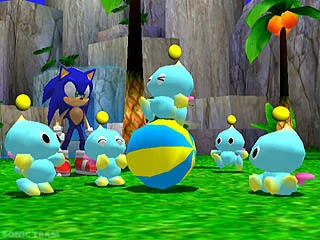 Офіційний скріншот Chao World у Sonic Adventure 2